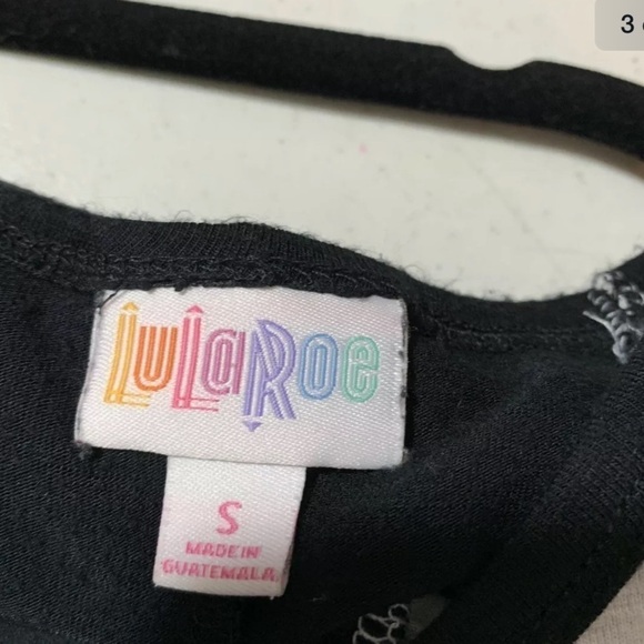 Lularoe womens Carly? Dress size small black white - Picture 2 of 4